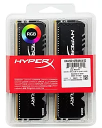 Оперативная память Kingston DDR4 32GB (4x8GB) 3600MHz HyperX Fury RGB (HX436C17FB3AK4/32) - миниатюра 4