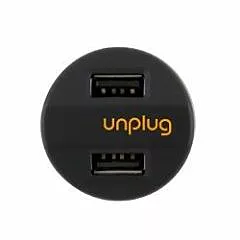 Автомобильное зарядное устройство Unplug Dual USB с micro USB кабелем (CC2000MIC) - миниатюра 4