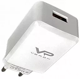Сетевое зарядное устройство Veron VR-C13Q 18W 3.0A USB-A + USB-C cable White - миниатюра 4
