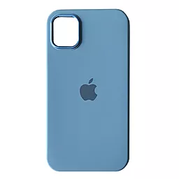 Чохол Epik Silicone Case Metal Frame для iPhone 13 Navy blue