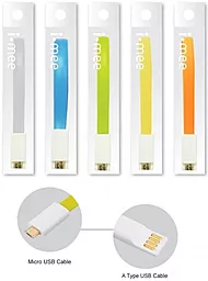 Кабель USB Melkco iMee mono series micro USB cable (IMMORSGN) Green - миниатюра 3