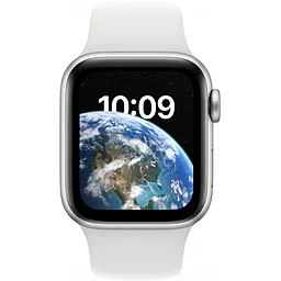 Смарт-часы Apple Watch SE 2022 GPS 40mm Aluminium Case with White Sport Band - Regular Silver (MNJV3UL/A) - миниатюра 3