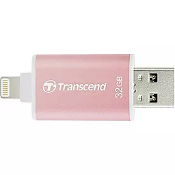Флешка Transcend 32GB JetDrive Go 300 Rose Gold Plating USB 3.1/Lightning (TS32GJDG300R) - миниатюра 4