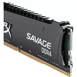 Оперативна пам'ять Kingston DDR4 8Gb 2666Mhz HyperX Savage Black (HX426C13SB2/8) - мініатюра 2
