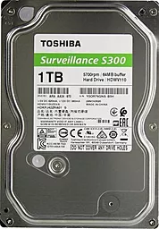 Жесткий диск Toshiba S300 Surveillance 1 TB (HDWV110UZSVA)