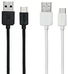 Кабель USB Remax Light USB Type-C Cable White (RC-006A) - миниатюра 2