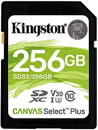 Карта пам'яті Kingston SDXC 256GB Canvas Select Plus Class 10 UHS-I U3 V30 (SDS2/256GB)