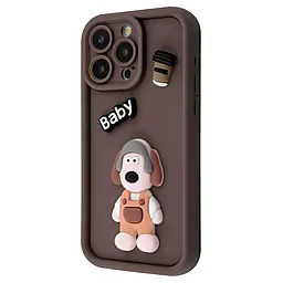 Чехол Pretty Things Case для Apple iPhone 14 Pro Max  brown/baby