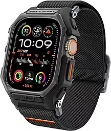 Чехол и ремешок Spigen для Apple Watch Ultra 1/2 (49mm) - Lite Fit Pro, Matte Black (ACS07104)