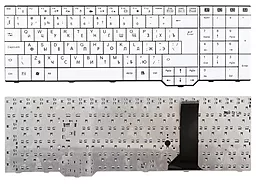 Клавиатура для ноутбука Fujitsu Amilo XA3520 XA3530 PI3625 LI3910 XI3650 V080329BK4 белая