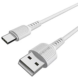 Кабель USB Borofone BX16 Easy USB Type-C White - миниатюра 2