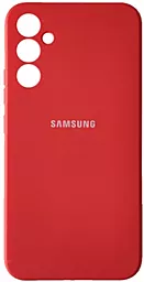 Чехол Silicone Case Full для Samsung Galaxy S24 Plus Red