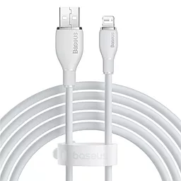 USB Кабель Baseus Pudding Series 1.2m 12w 2.4a lightning cable White