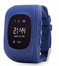 Смарт-часы Smart Baby W5 (Q50) c GPS трекером для приложения SeTracker Dark Blue - миниатюра 2