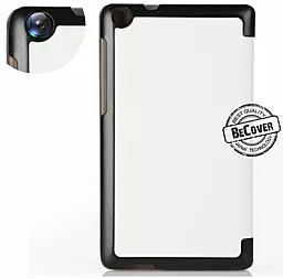 Чехол для планшета BeCover Smart Case Samsung T710, T713, T715, T719 Galaxy Tab S2 8.0 White (700617) - миниатюра 2