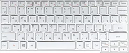 Клавіатура для ноутбуку Lenovo IdeaPad E10-30 series  біла