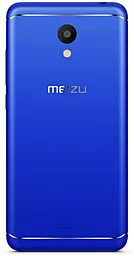 Задняя крышка корпуса Meizu M6 со стеклом камеры Electric Light Blue