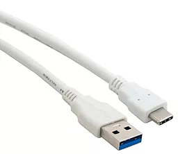 Кабель USB ExtraDigital Type C to USB 3.0 AM White - миниатюра 2