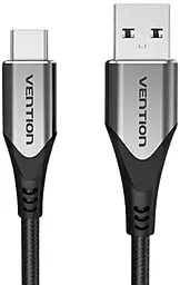 Кабель USB Vention Aluminum Alloy 40w 5a 1.5m USB Type-C cable gray (COFHG) - миниатюра 4
