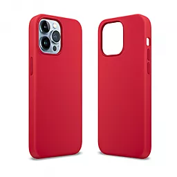 Чехол MAKE Premium Silicone для Apple iPhone 13 Pro Max Silicone Red