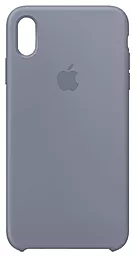 Чехол Apple Silicone Case PB для Apple iPhone XR Lavender Grey