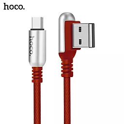 Кабель USB Hoco U17 Capsule USB Type-C Cable 1.2M Red