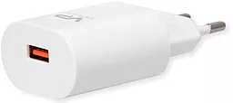 Сетевое зарядное устройство с быстрой зарядкой Veron AD-17 Home Charger 3A QC3.0 White - миниатюра 4