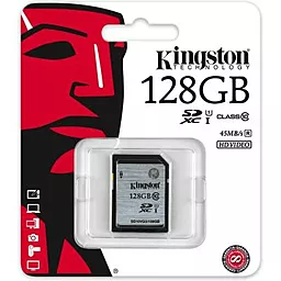 Карта памяти Kingston SDXC 128GB Class 10 UHS-I U1 (SD10VG2/128GB) - миниатюра 3