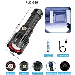 Фонарик лазерный Bailong Police PLD-G25-PM30-TG fluorescence - миниатюра 5