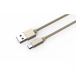 USB Кабель LDNio micro USB Cable Gold (LS08) - мініатюра 4