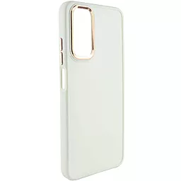Чехол Epik TPU Bonbon Metal Style для Samsung Galaxy A13 4G White