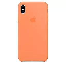 Чехол Apple Silicone Case PB для Apple iPhone XS Max Papaya