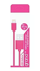 USB Кабель Grand Simple Lightning Cable Pink - мініатюра 2