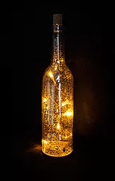 Гирлянда Luca Lighting Бутылка серебристая 28х7см (371897) - миниатюра 3