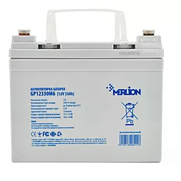 Акумуляторна батарея Merlion 12V 33Ah (GP12330M6)