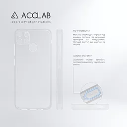 Чехол ACCLAB Anti Dust для Realme C12 Transparent - миниатюра 4