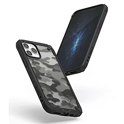 Чехол Ringke Fusion X Apple iPhone 12, iPhone 12 Pro Camo Black (RCA4790) - миниатюра 2
