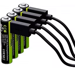 Аккумулятор Verico Loop Energy AAA / R03 600mAh USB Type-C Li-ion 4шт (1UDBT-A2WEBC-NN) - миниатюра 2