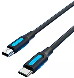 Кабель USB Vention 10w 2a 2m USB Type-C - miniUSB Cable black (COWBH) - миниатюра 3