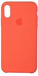 Чехол Apple Silicone Case PB для Apple iPhone XR Nectarine