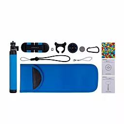Монопод для селфі Momax Selfie Hero 100cm Blue/Black (KMS7D) - мініатюра 5