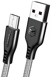 Кабель USB McDodo Warrior Series 12W 2.4A micro USB Cable Grey (CA-5161) - миниатюра 3