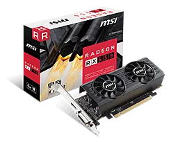 Видеокарта MSI Radeon RX 550 4GT LP OC