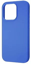 Чехол Wave Full Silicone Cover для Apple iPhone 15 Pro Max Tahoe Blue