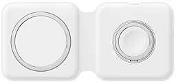 Беспроводное (индукционное) зарядное устройство Apple MagSafe Duo Charger OEM HQ Copy white