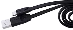 USB Кабель Remax Full Speed micro USB Cable Black (RC-001m) - мініатюра 2