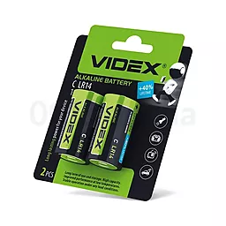 Батарейки Videx C (LR14) 2шт