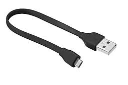 Кабель USB Trust Urban Flat micro USB Cable Black - миниатюра 2