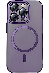 Чохол Baseus Glitter Series Magnetic Case +Glass 0.22mm для Apple iPhone 14 Pro Purple (ARMC010805)