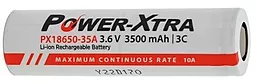 Аккумулятор Power-Xtra 18650 3500mAh Li-Ion 1шт White (PX18650-35W / 29752) - миниатюра 2